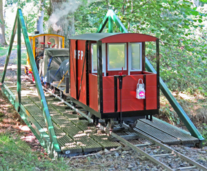 The new guards van for my 0-6-0 Feldbahn class steam loco