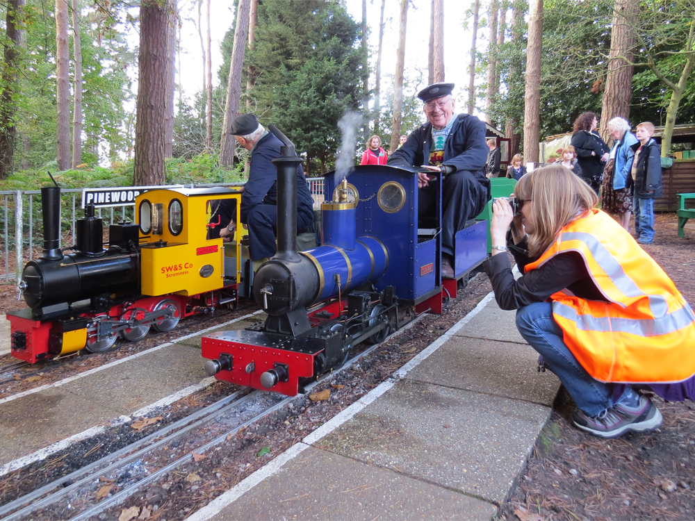 Debut and finale of locos at Pinewood Miniature Railway