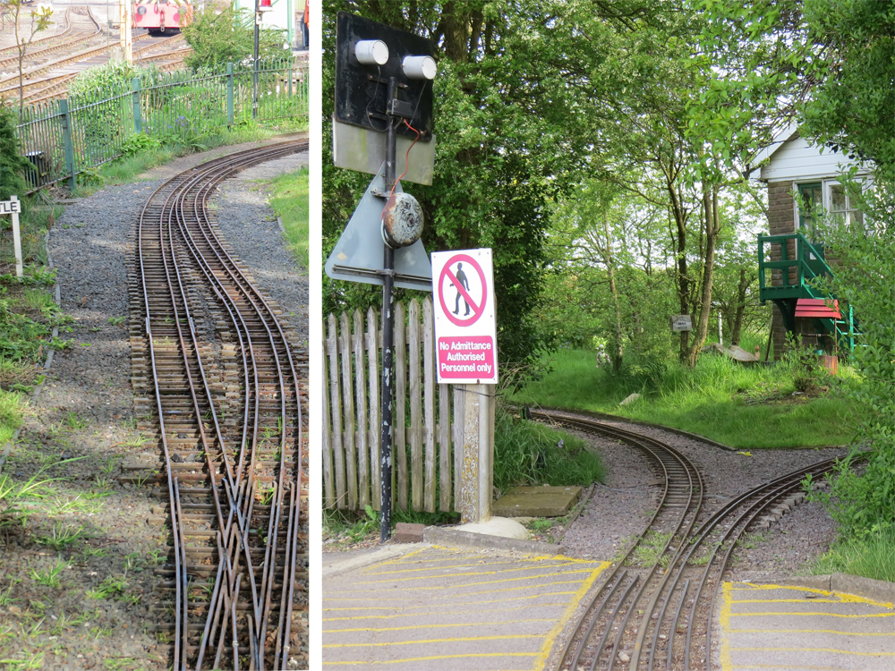 Unusual track formation