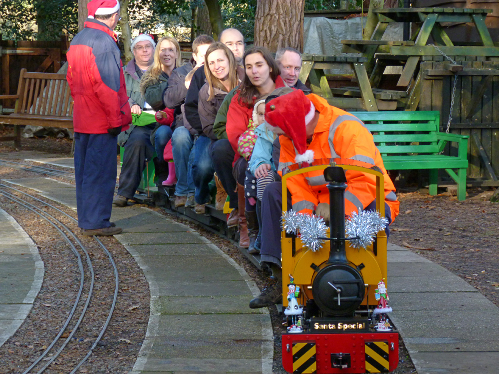 A loaded Santa Special ready to depart