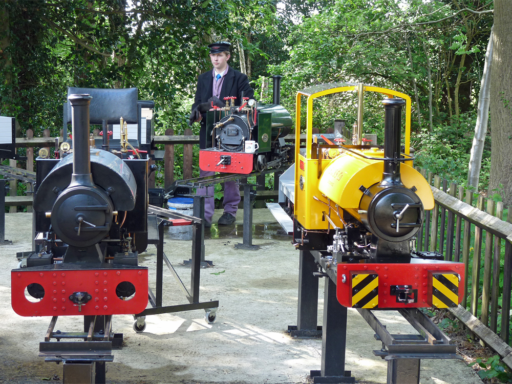 Locos returning to the Steaming Bays at the end of the day