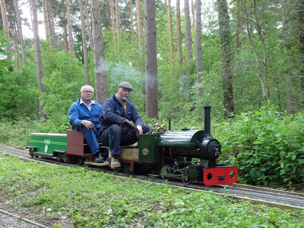 At speed on the main line