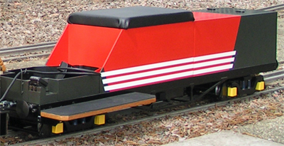 5" gauge four foot Polly Model Engineering driving trolley
