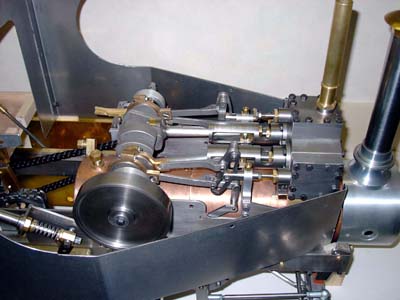 Winsons Steam Lorry engine assembly