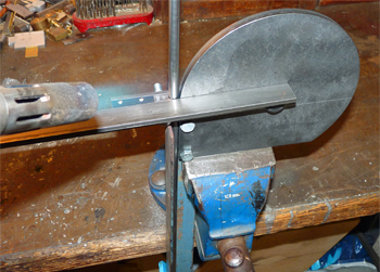 Heating the handrail for bending