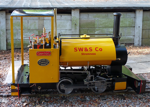 Station Road Steam Stafford Steam Locomotive fitted with a cab