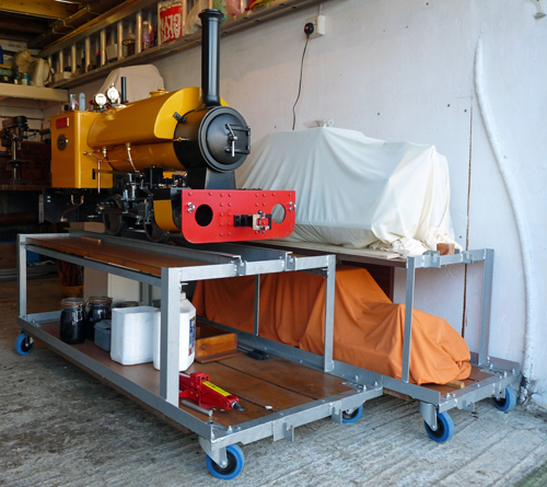 Storage Trolley for a Station Road Steam miniature steam locomotive