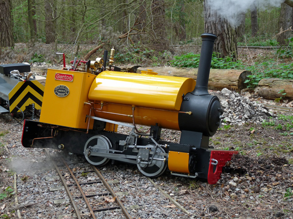 Derailed Station Road Steam Stafford class steam locomotive