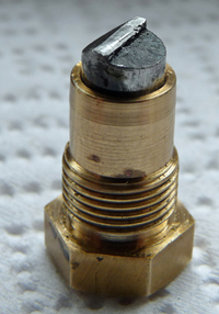Stafford Steam Locomotive - Broken lubricator pawl